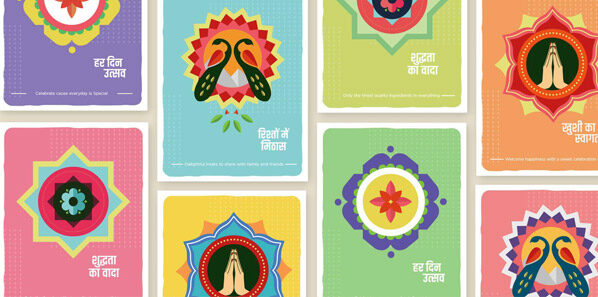 Nookad Nation — illuminated desi street-food façade signage